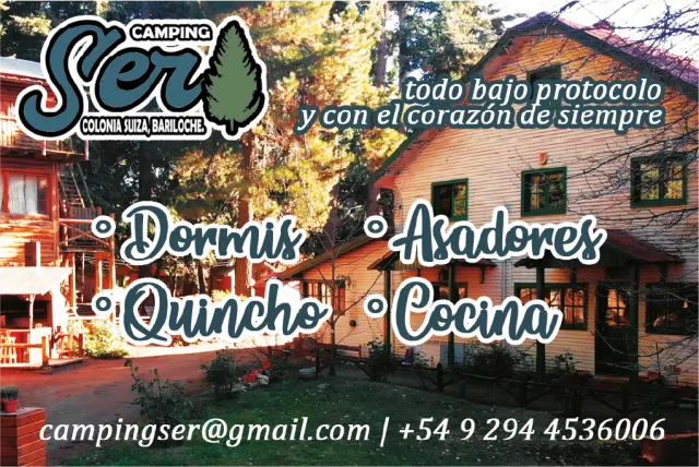 Alojamiento Camping Ser en Bariloche